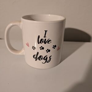 I Love Dogs White Mug